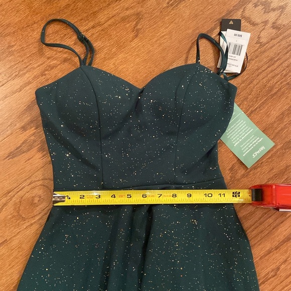 NWT City Triangles, Hunter, Green and gold sparkle dress, size one - Picture 8 of 12